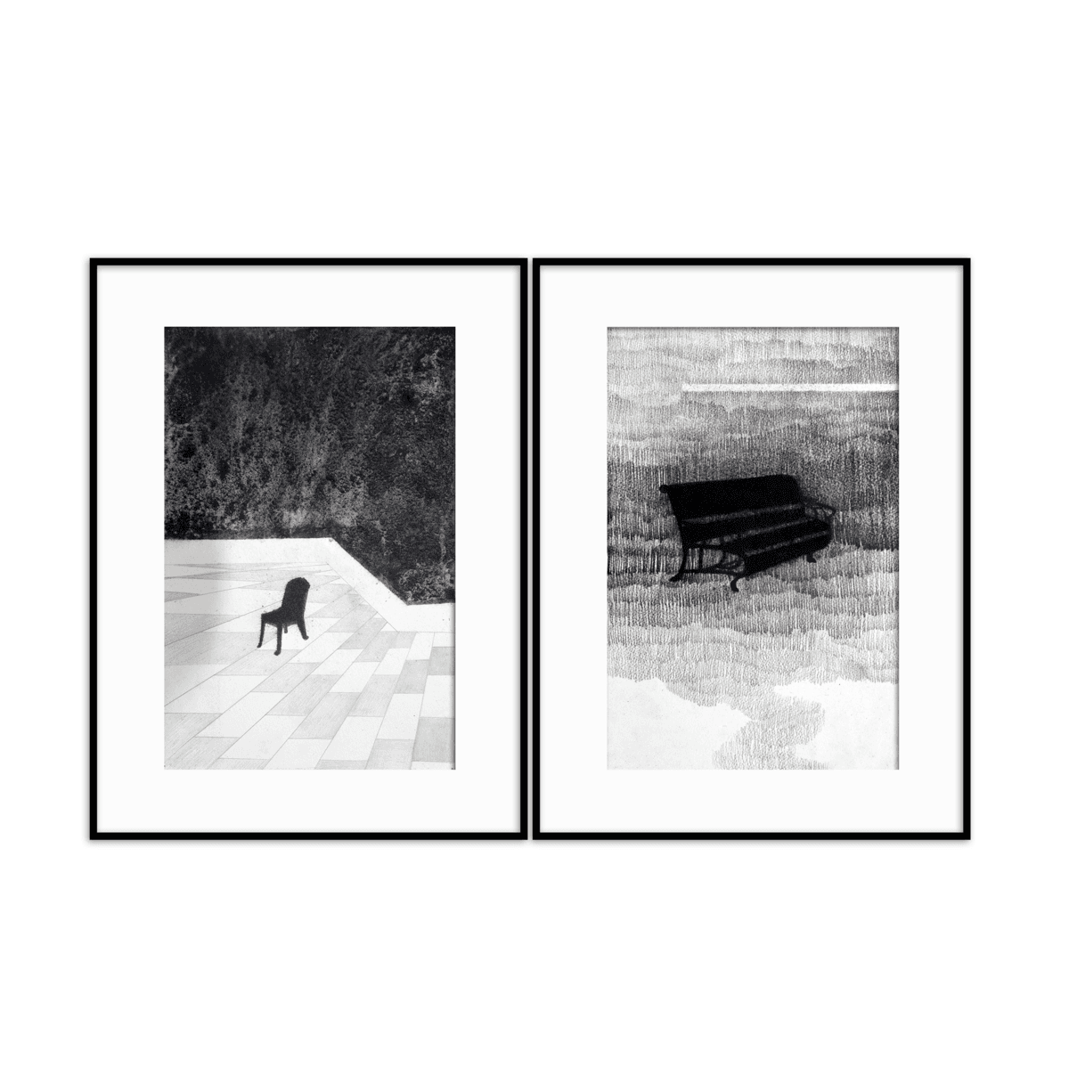Eclipsed Horizon - I (set of 2)