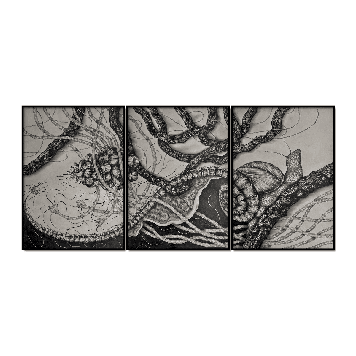 Silent Stories Series (triptych)