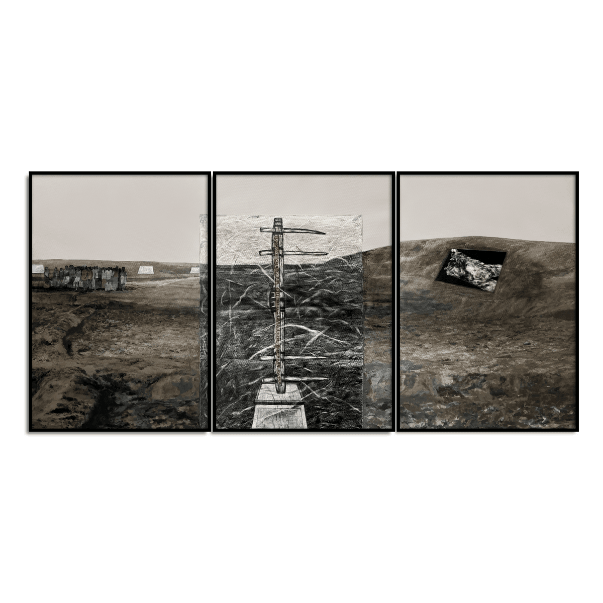 Their breathing isn’t separated from the breathing of field (set of 3)